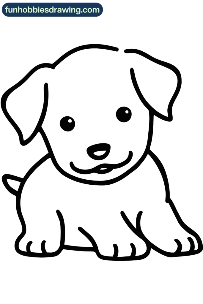 Adorable Puppy Drawing