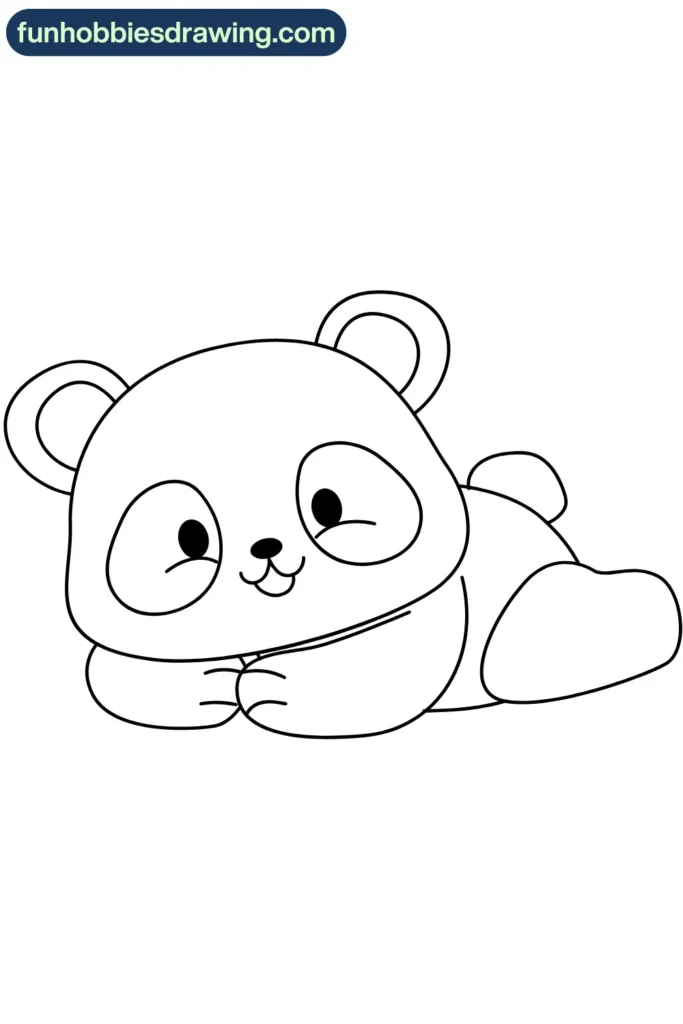 Playful Panda Drawing